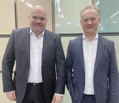 DI Dr. Thomas Schiffert und Dir. Mag. Robert Schneider zeigten sich ­zufrieden mit der Messe.