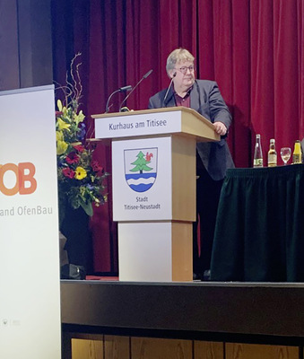 Guido Eichel gab den Rückblick und Ausblick auf das vergangene und kommende Geschäftsjahr.