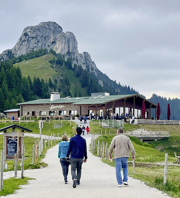 Am Abend der Generalversammlung ging es auf die Kampenwand.