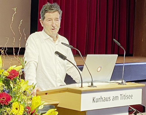 Harald Wetzel vom Referat 54 – Holzbasierte Ökonomie, Ministerium für Ernährung, Ländlichen Raum und Verbraucherschutz Baden-Württemberg﻿. - © Foto: FVSHK BW
