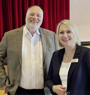 Das WBS-Team Jörg Knapp und Kerstin Doleski, Nadin Baltinger fehlt leider auf dem Foto.