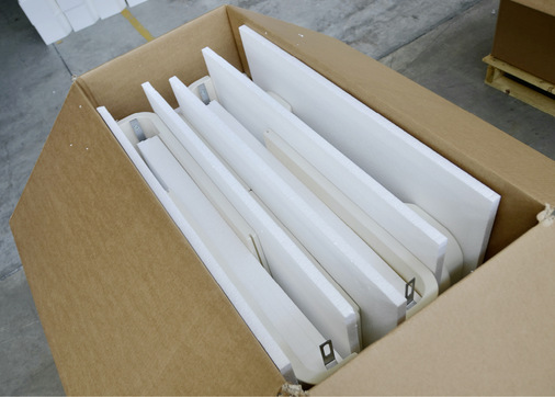 Es geht nichts über eine sorgfältige Verpackung des stoßempfindlichen Inhalts.