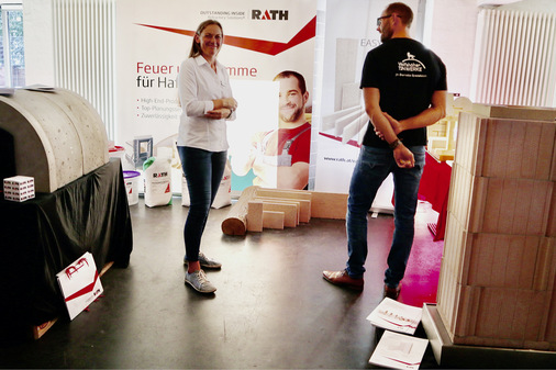 Rath ist Vollsortimenter bei Ofenbaustoffen. Dazu zählen auch Holzbacköfen.