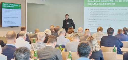 Peter Liptay vom Biomasse-Verband.