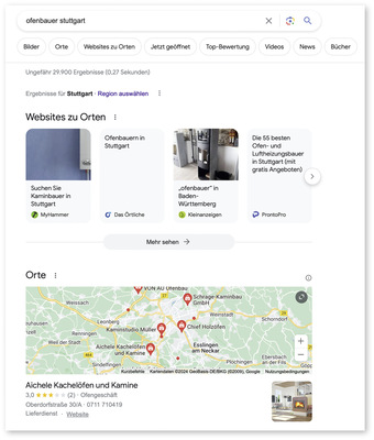  Je prägnanter die Stichworte, desto schneller wird Ihr Unternehmen gefunden.