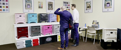  Bei Everhot dominierte Mut zur Farbe – hier in Emaille