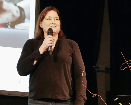  Anja Steenweg warb für eine Mitgliedschaft im GVOB, der starken Gemeinschaft der Branche.