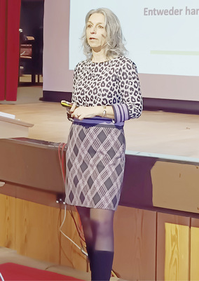  Martina Manglea, Diplom-Ökonomin berichtete über die Burnout-Falle.