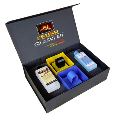 Die Geschenkbox ist als Geschenk zur persönlichen Kundenbindung vorgesehen. Erworben werden kann diese nur von Ofen- und Kaminbauern, Kaminstudios oder Schornsteinfegern.