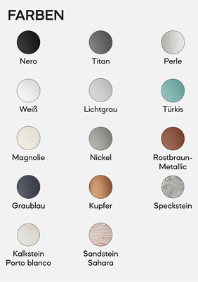 Farbpalette „Living Fire“.