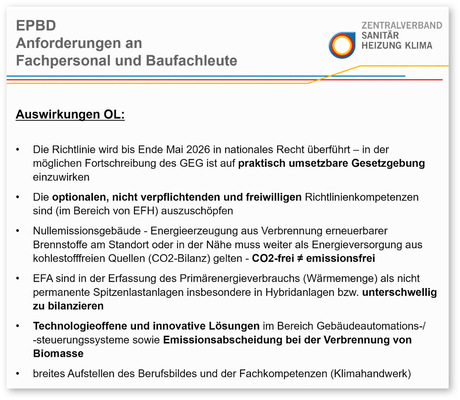 Worauf sich die Ofenbranche im Zusammenhang mit der EPBD-Richtlinie einstellen muss.