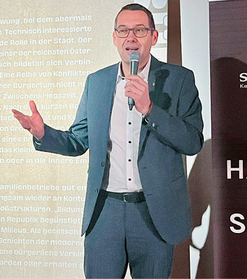 Auch Steyrs Bürgermeister ­Markus Vogl begrüßte die Gäste des Hafner-Forums.