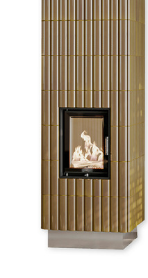 Riegelkacheln in der Ausführung mocca.