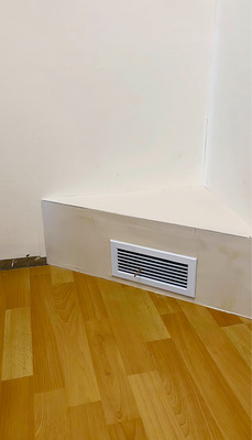 Die Warmluftgitter können in verschiedenen Formaten und Farben gewählt werden.