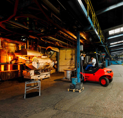 Blick in die Produktion in Leer.