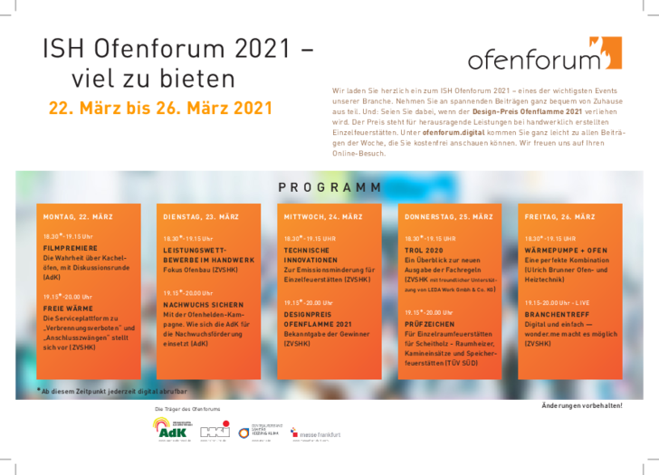 Ein super Programm für alle Ofen- und Luftheizungsbauer.
