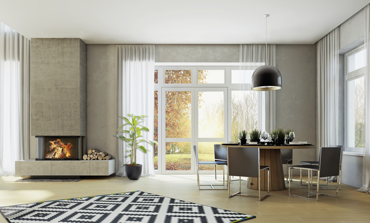 Blickfang mit Charakter: Heizkamine erhöhen den Wohnwert durch ihre Ausstrahlung und ihr Design.