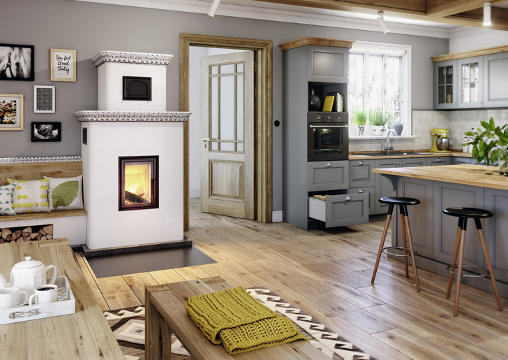 Viele ältere Holzfeuerstätten müssen modernisiert werden. Effiziente Verbrennungstechnik senkt Emissionen und Kosten.