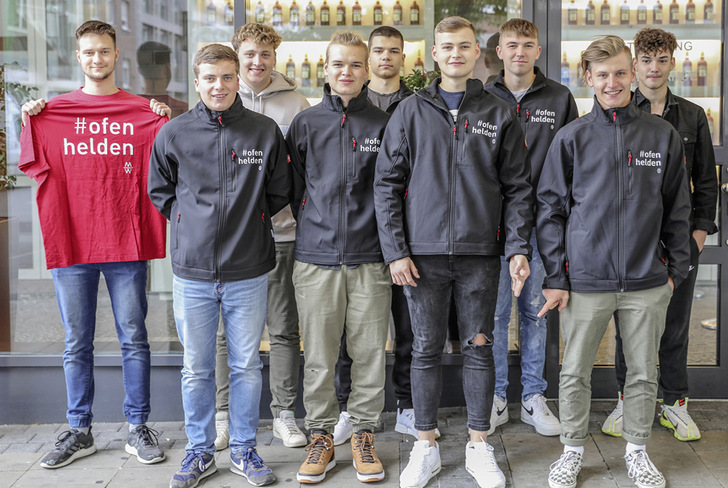 Die Ofenhelden sind stolz eine Ausbildung in diesem Beruf zu machen. 