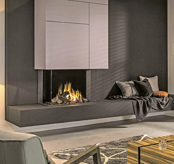 Echte Flammen und angenehme Wärme auf Knopfdruck.