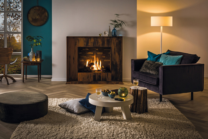 Wärme auf Knopfdruck: Gaskamine sorgen schnell und bequem für viel Gemütlichkeit.