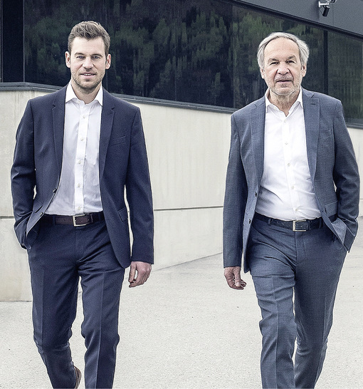 Karl Stefan Riener (rechts), Rika Geschäftsführung und Karl Philipp Riener, Rika Geschäftsleitung.