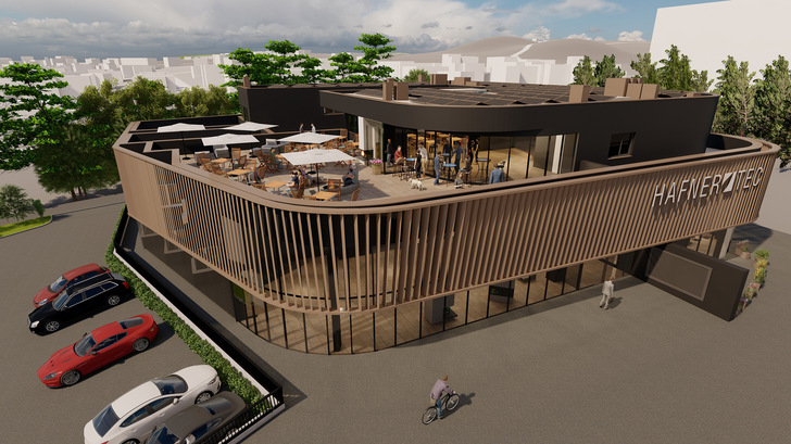 Visualisierungen des Gebäudes 