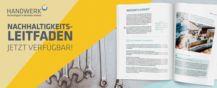 Das Projekt „Nachhaltigkeit in Handwerksbetrieben stärken!“ wird durch das Bundesministerium für Bildung und Forschung (BMBF) gefördert und von der Zentralstelle für die Weiterbildung im ­Handwerk (ZWH) durchgeführt.
