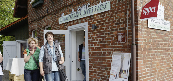 Gut besucht zu jeder Jahreszeit ist der Showroom von Swedishclassics.