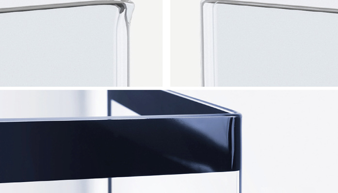 Ein neues Verfahren von Schott erlaubt das winklige Biegen von Glaskeramik mit deutlich reduzierten Ausläufen. Irlbacher hat diese Feuer-Sichtscheiben jetzt in sein Portfolio aufgenommen. 