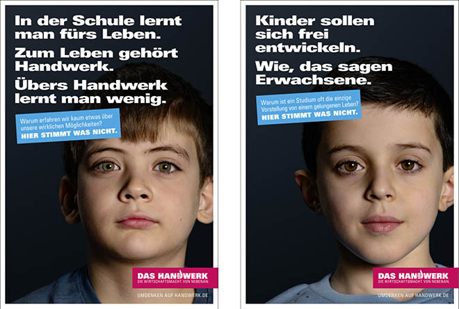 Mit unterschiedlichen Plakaten und TV-Sports ist die Kampagne gestartet. 