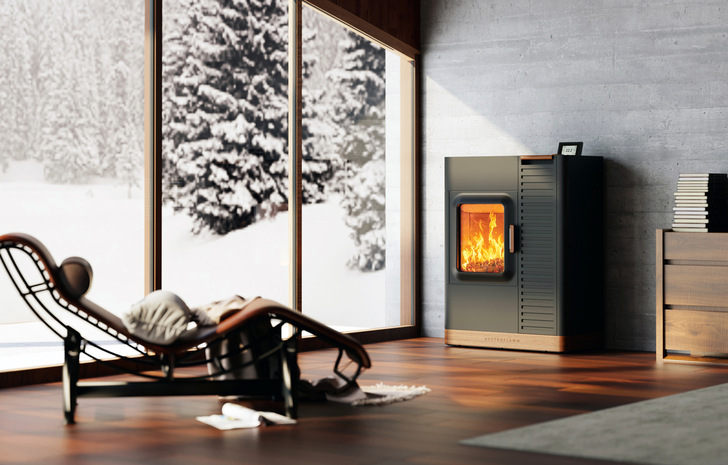 Kamin- und Pelletofen als Zusatzheizung verbessern die CO 2 -Bilanz .