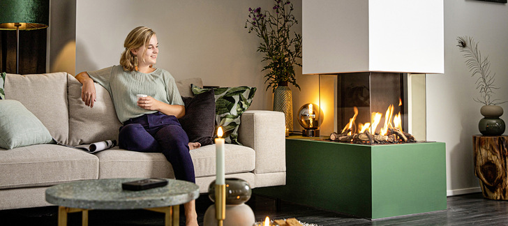 Gaskamine sind ideal für urbanes und ­ modernes Wohnen.
