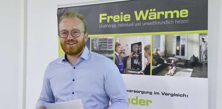 Colin Rokossa begrüßte die zahlreichen Gäste. 