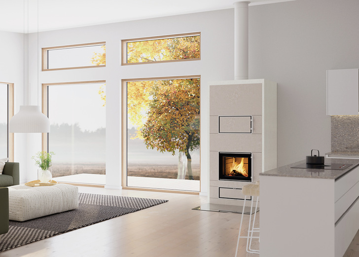 Die Kermansavi-Speicheröfen gibt es nur beim Ofenbauer, der diesen über den Einkaufsverband der Hagos bezieht.