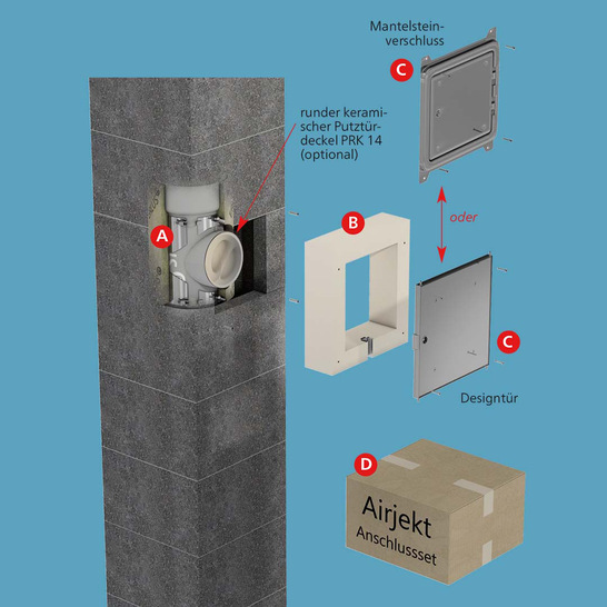 Gut vorbereitet für den Feinstaubabscheider: Das „Airjekt“-Anschlussset. 