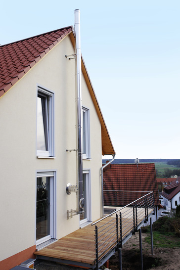 Die  „ WPG ”- Abgasssysteme von Raab sind speziell für hocheffiziente Biomasseheizungen konzipiert.