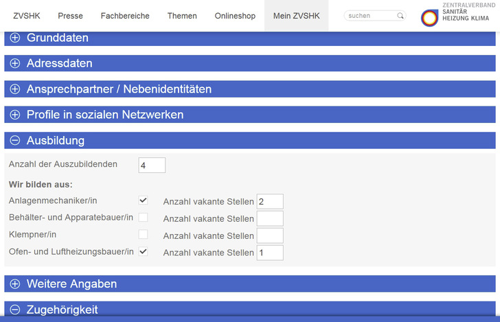 Zwar hat das Ausbildungsjahr 2022/2023 längst begonnen, doch ein vakanter Platz lässt sich auch noch bis zum Jahresende besetzen und den Azubi der Berufsschule sowie der Handwerkskammer nachmelden.