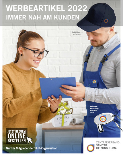 Etliche Werbeartikel aus dem aktuellen 21-seitigen Werbemittelkatalog können Mitgliedsbetriebe derzeit zu Sonderkonditionen online bestellen – solange der Vorrat reicht.