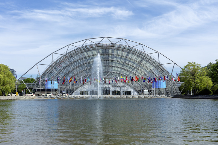 In der Messe Leipzig findet die World of Fireplaces statt. - © ﻿Foto: Messe Leipzig
