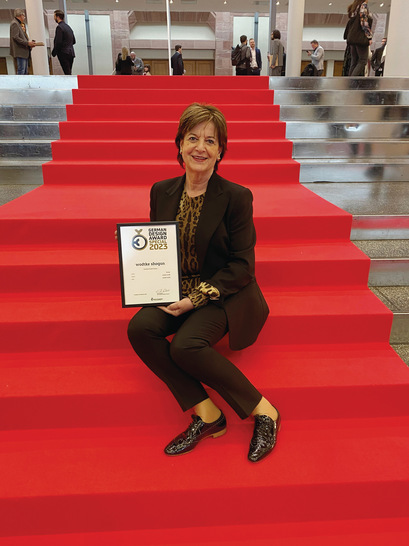 Christiane Wodtke:  „Design ist seit jeher das tragende Element der Marke wodtke - immer auch mit dem Anspruch auf Nachhaltigkeit. Diese Auszeichnung macht uns stolz und bestärkt uns.‟ 