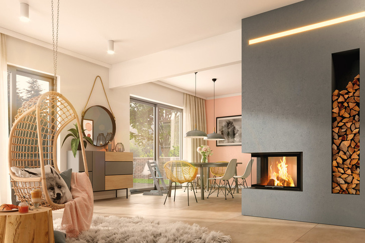 Mit dem regenerativen Energieträger Holz lässt sich das 65%-Erneuerbare-Energien-Ziel des GEG erreichen.