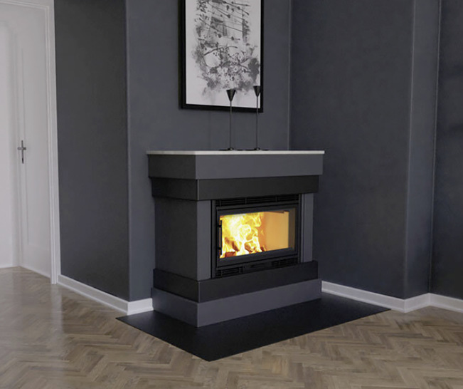 Acht unterschiedliche Modelle stehen zur Auswahl, um einen alten ­Kamin nachzurüsten.