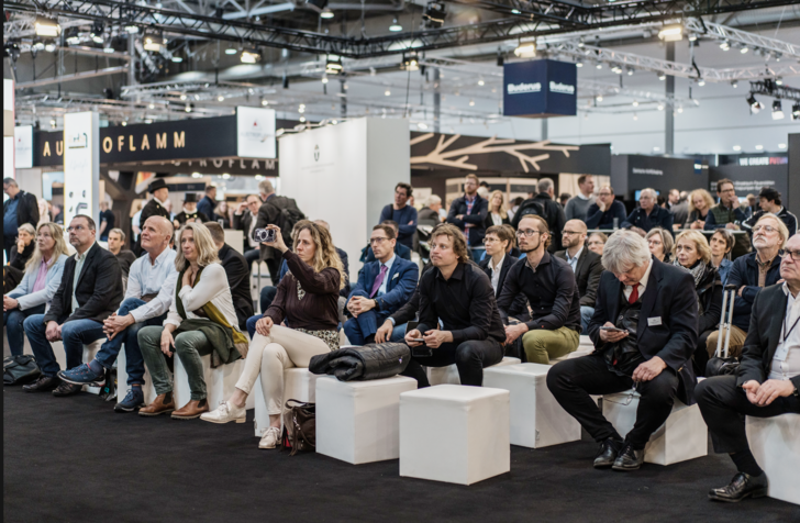  Der Fireplace-Hub bietet während der Messe täglich informative Programmpunkte.