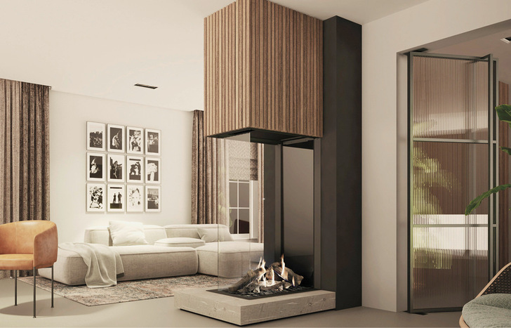 Feuervergnügen pur, mit dem Gaskamin „Maestro 75XTU Tall“