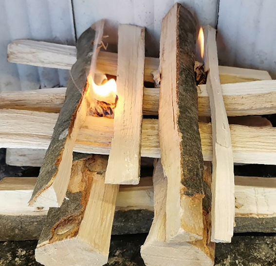 Abbildung 1: Anzündmodule für das Anzünden von oben bzw. unten eines Kaminofens