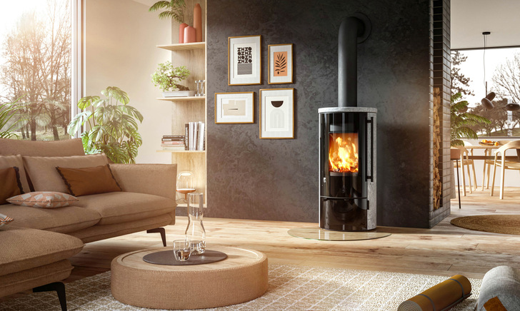 Moderne Feuerstätten überzeugen mit innovativer Verbrennungstechnik, Abbrandsteuerung, Katalysator und Staubabscheider