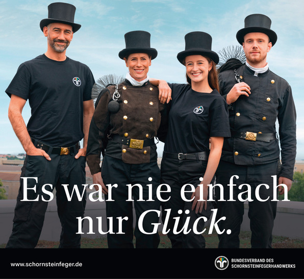 Die neue Kampagne des Schornsteinfegerhandwerks.