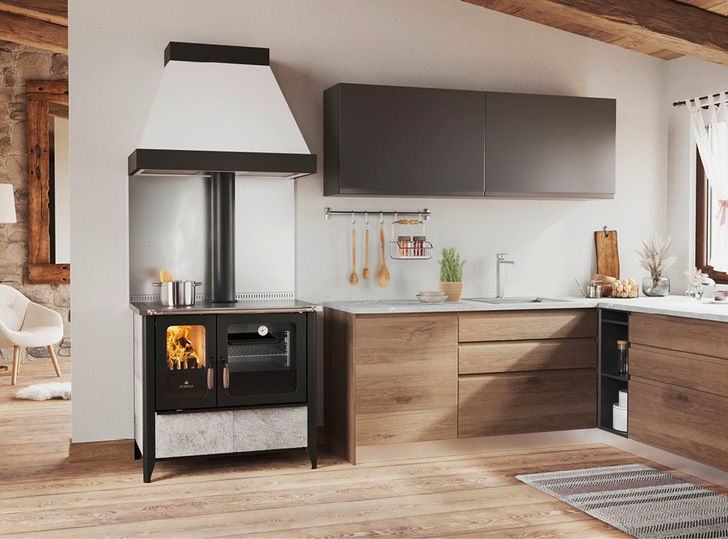 Herd „N94“ ist in den Varianten Stahl, Keramik und Naturstein erhältlich.