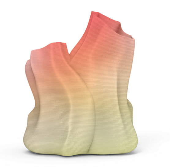 Der Gewinnerpokal wurde dieses Mal von der Firma Kaufmann Keramik entworfen und wird den Preisträgern bei der Preisverleihung in Frankfurt überreicht. 